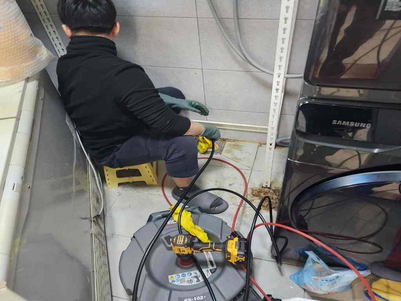 고양 싱크대막힘 작업사례 8